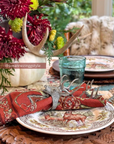 Jacobean Rust 20" Napkin Set/4