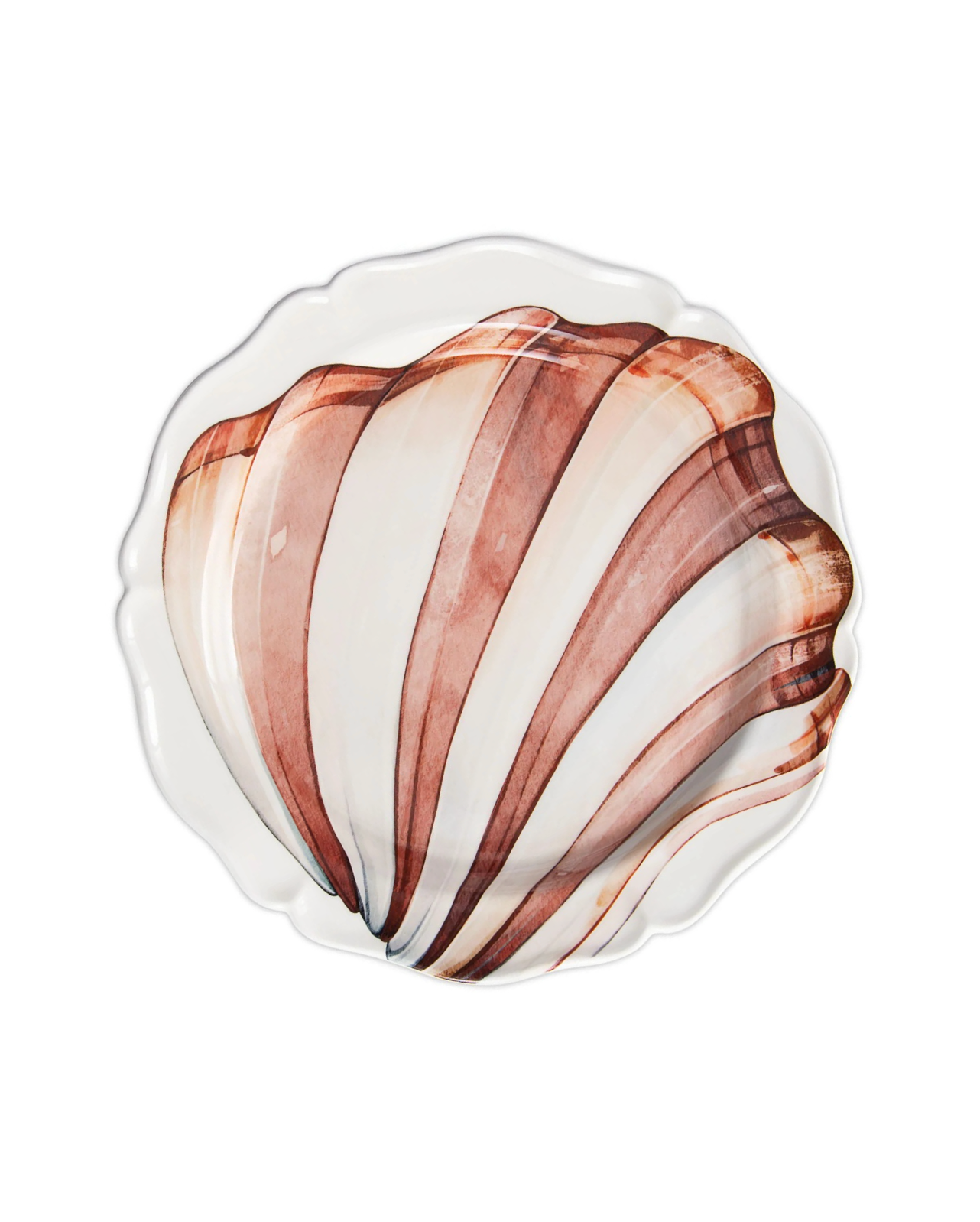 Seaside Villa Capasanta (Scallop Shell) Dinner Plate