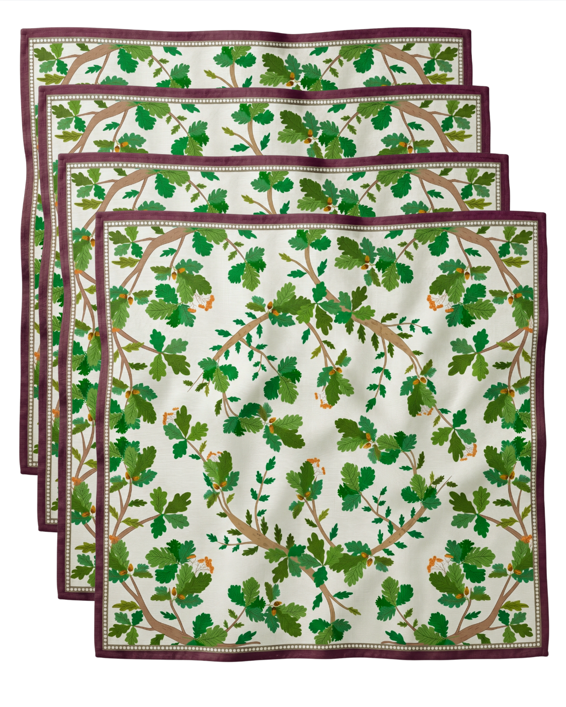 Pheasant &amp; Oak Canopy 54" Tablecloth + FREE Napkin S/4 *Limited Quantity