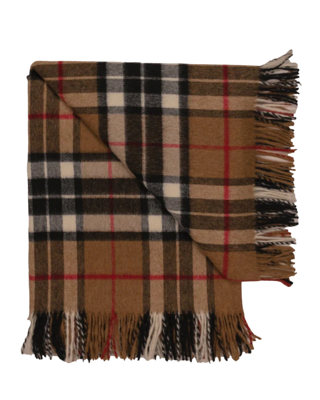 Highland Tartan Merino Wool Throw - Thompson