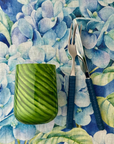 Blue Rattan Flatware 5 Pc