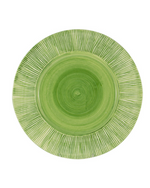 Ceramic Straw Green Charger Plate