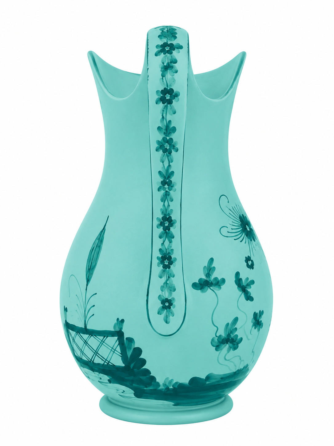 Garofano Tiffany Green Pitcher/Jug 13.5" *Pre-Order for Aug/Sept 2026 Delivery