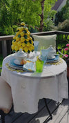 Vivo Lemon Stripe Dinner Napkin Set (2)