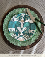 Renaissance Green Dinner Plate