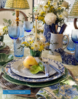 Neva Blue Gingham Flatware